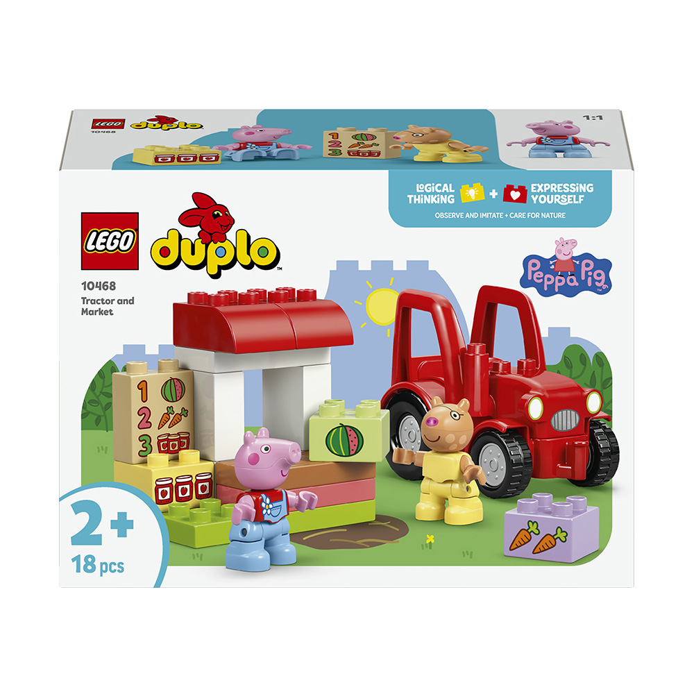 Конструктор LEGO Duplo Peppa Pig Сімейний будинок, 84 деталі, від 2 років (10467)